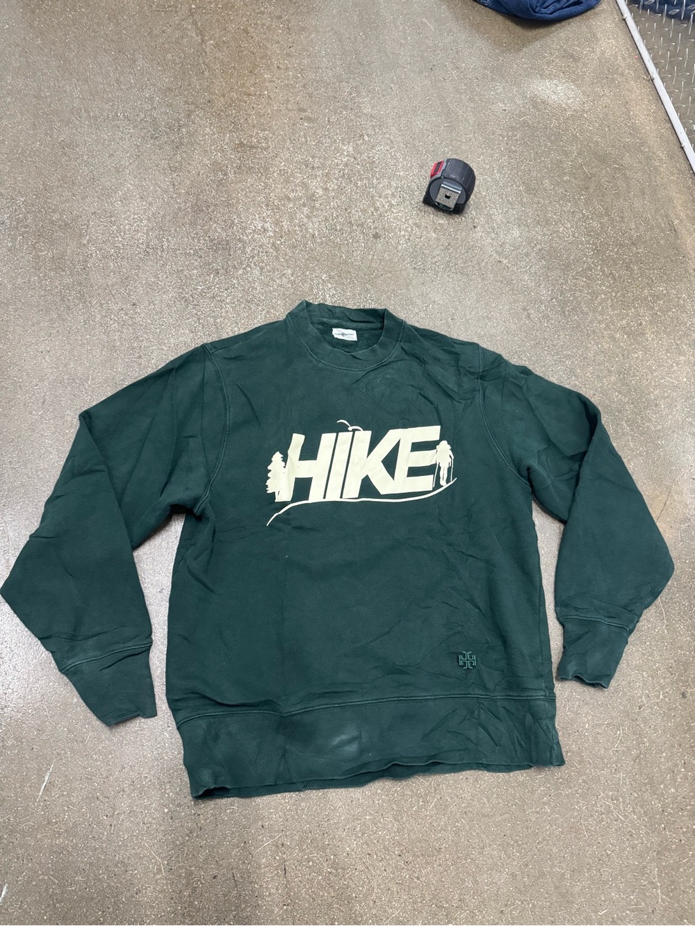 HIKE Forest Green Crewneck Sweatshirt Tory sport medium